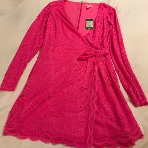 NWT Lilly Pulitzer Vibrant Tiki Wrap Romper